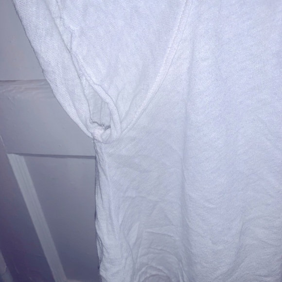 White Free People Low Down Henley Size Small - Picture 5 of 9